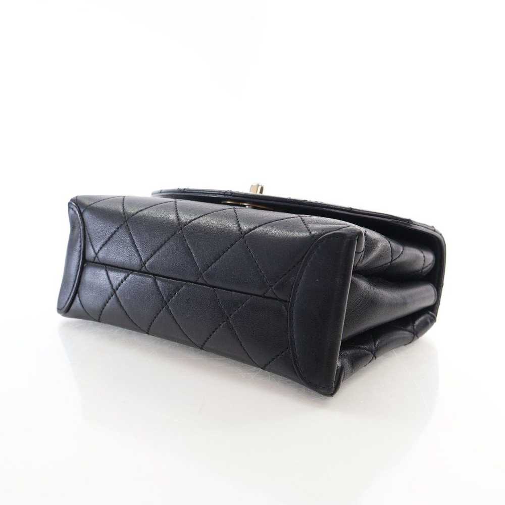 Chanel Chanel Seasonal Top Handle Flap Black Calf… - image 7