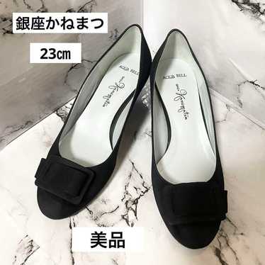 【Excellent Condition】GINZA kanematsu pumps in bla… - image 1