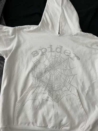 Spider Worldwide Sp5der OG Rhinestone Logo Hoodie