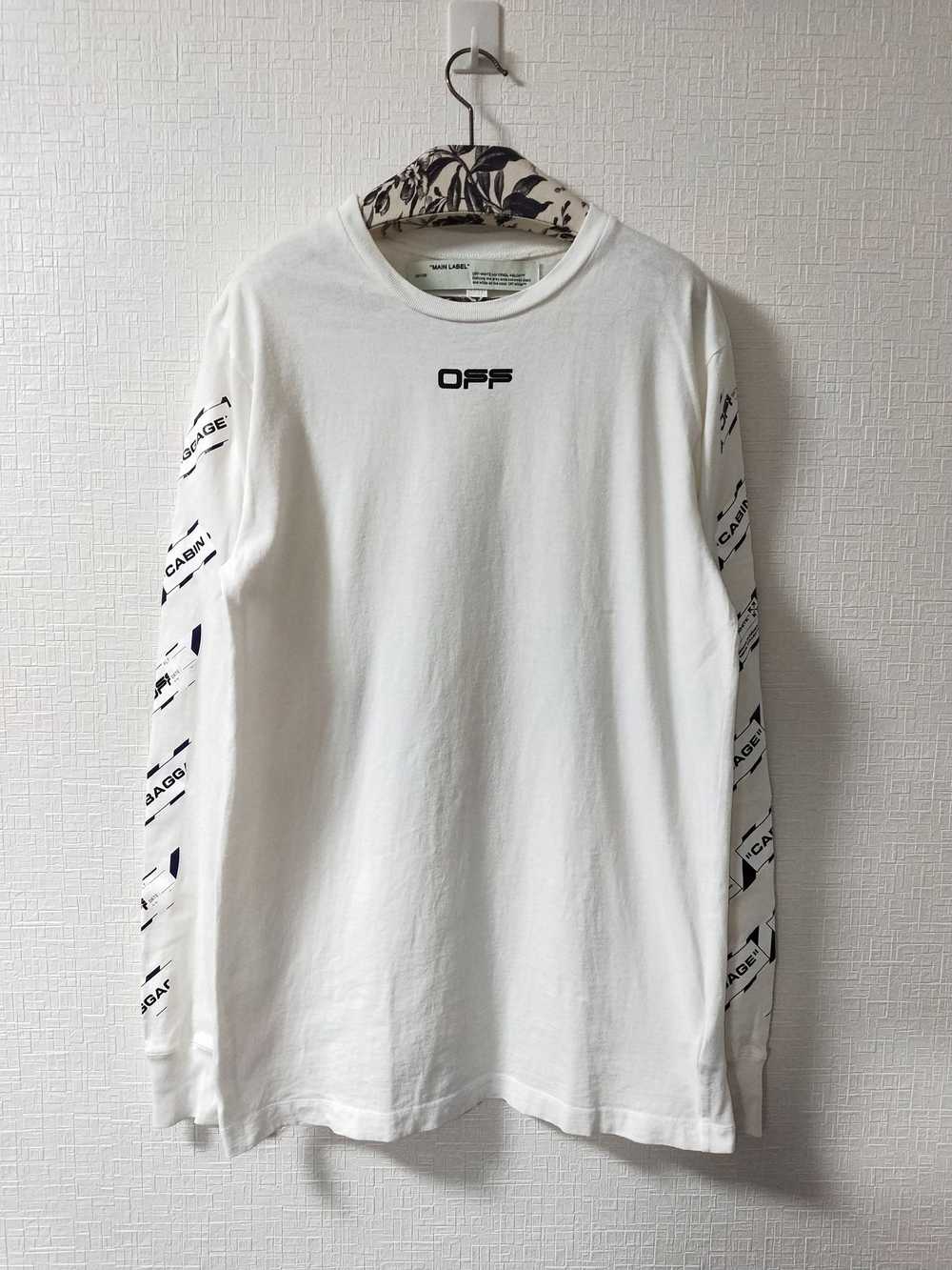 Off-White Airport Tape L/S Tee - image 2