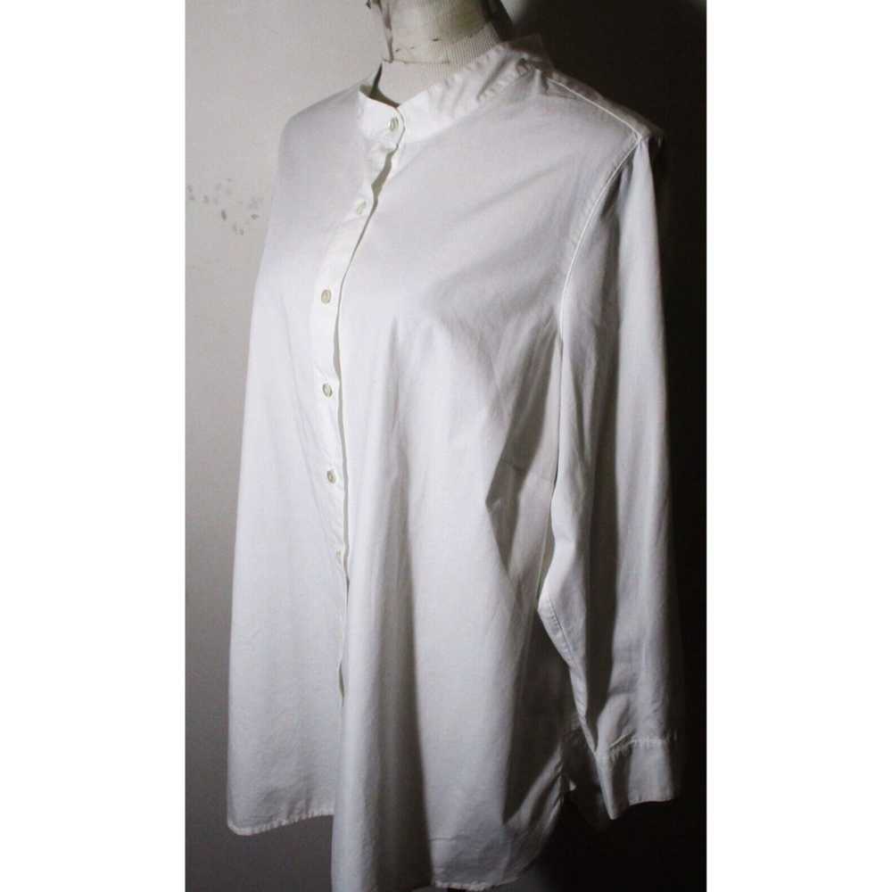 Vintage Elegant Fitted White Long Sleeve Button F… - image 4