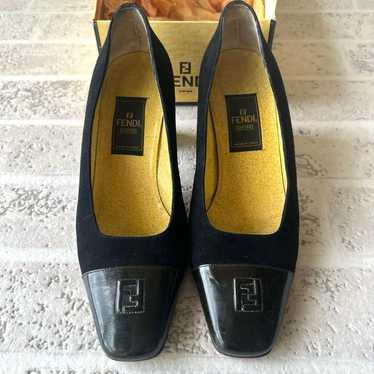 FENDI pumps, suede patent, size 36. - image 1