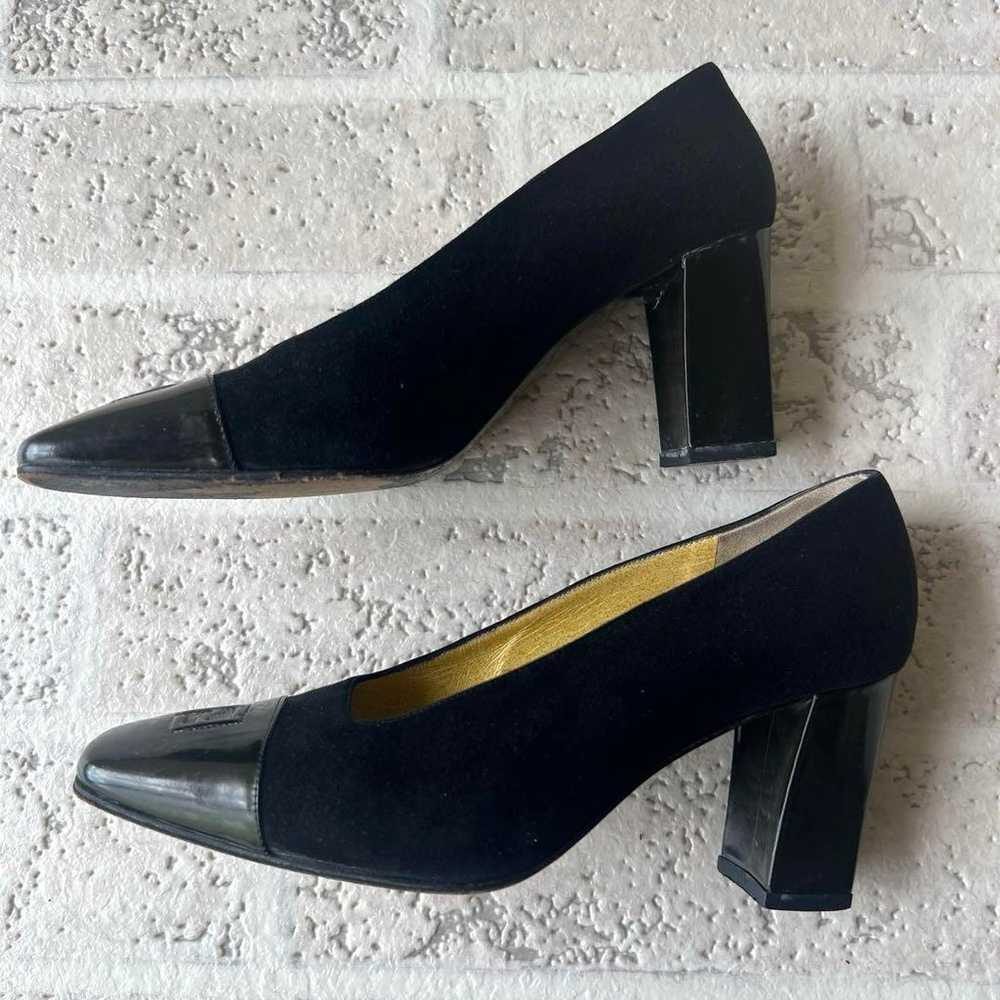 FENDI pumps, suede patent, size 36. - image 2