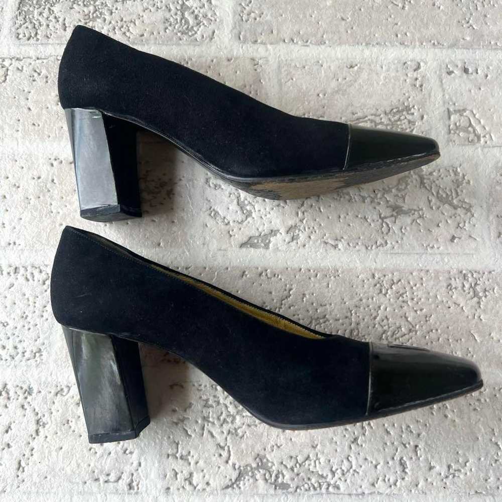 FENDI pumps, suede patent, size 36. - image 3