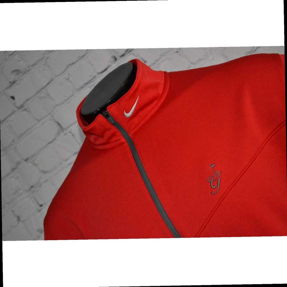 Nike Mens XL Red Therma-Fit Tour Performance Quar… - image 2