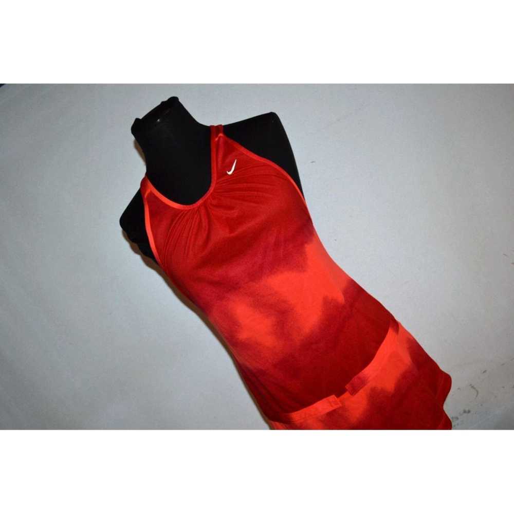 Nike Premium Red Orange Polyester Small Size Gym … - image 1