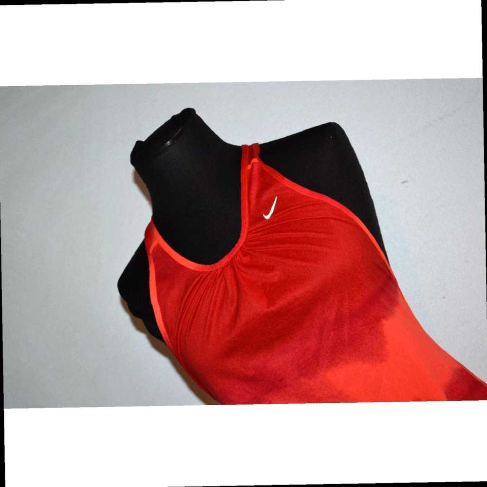 Nike Premium Red Orange Polyester Small Size Gym … - image 2