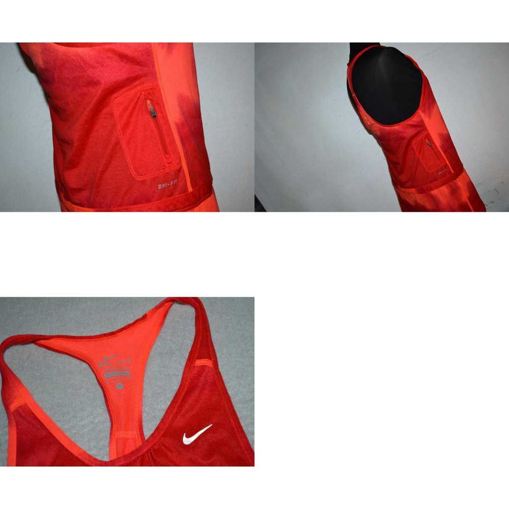 Nike Premium Red Orange Polyester Small Size Gym … - image 8