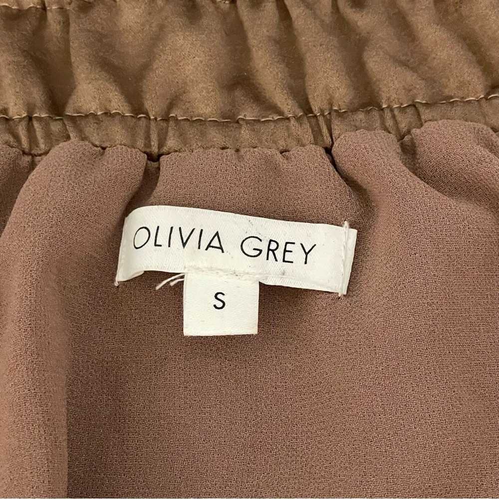 Other OLIVIA GREY Taupe Brown Gathered Bomber Jac… - image 8