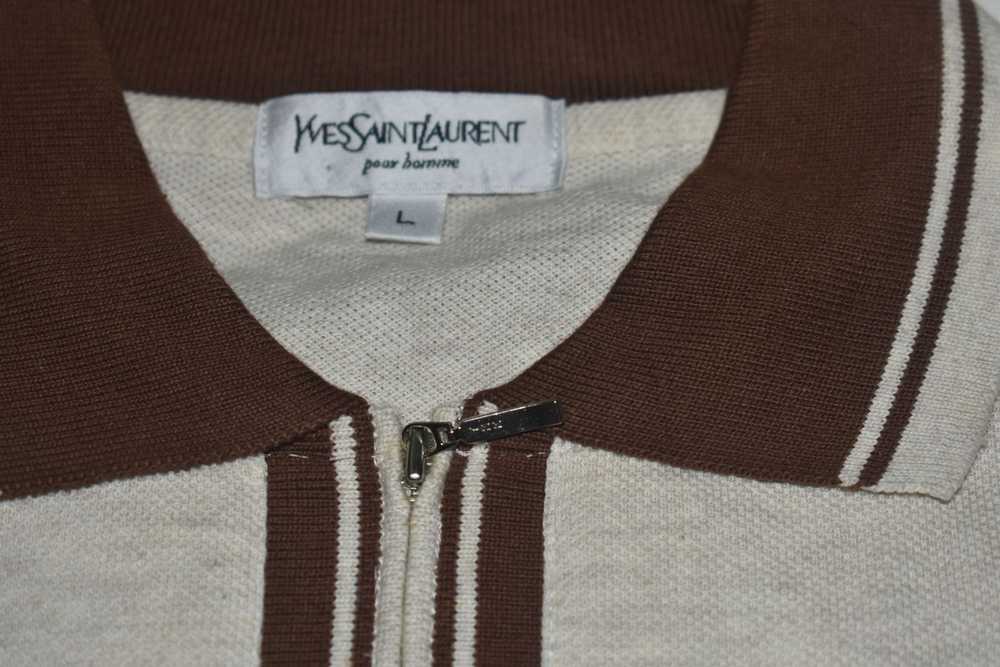 Vintage × Ysl Pour Homme Vintage YSL Polo's Long … - image 3