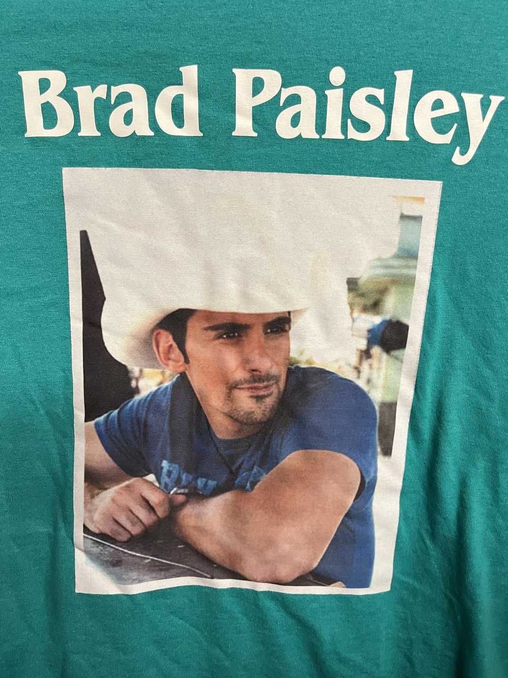 Designer Vintage Brad Paisley T-shirt - Polaroid … - image 3