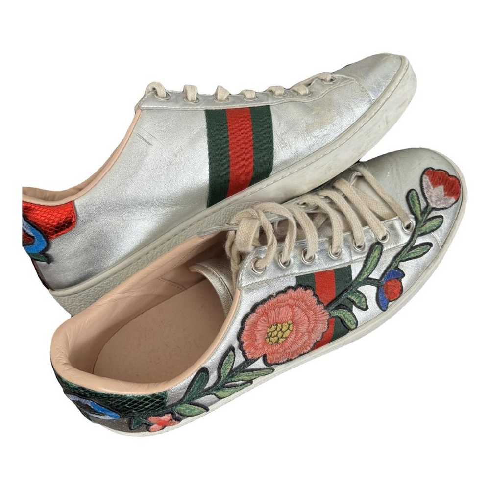 Gucci Ace leather trainers - image 1