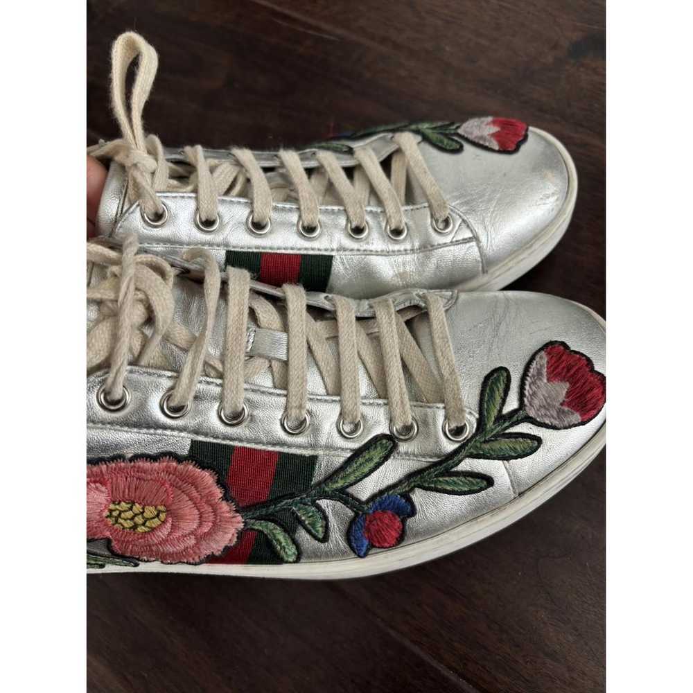 Gucci Ace leather trainers - image 3