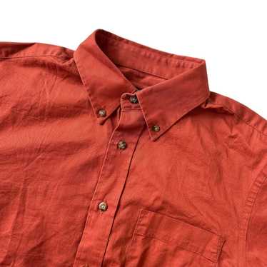 Eddie Bauer Eddie Bauer Orange Long Sleeve Button… - image 1