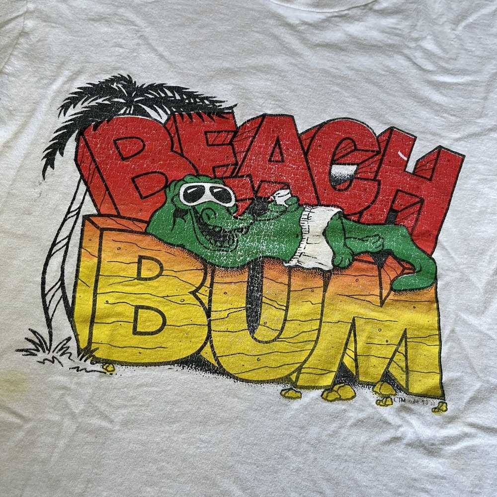 Streetwear × Tour Tee × Vintage Vintage 1980s Bea… - image 3