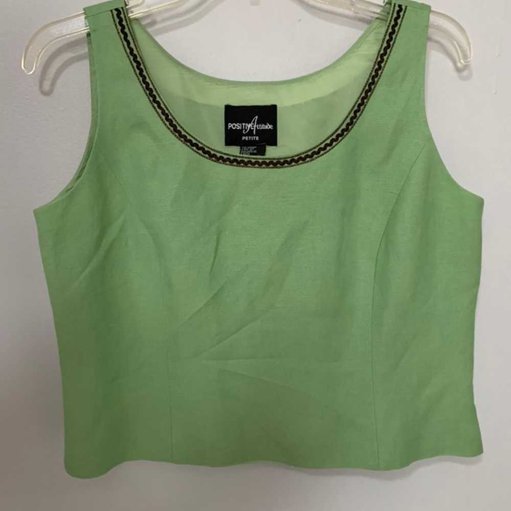 Vintage Crop Tank Top - image 1