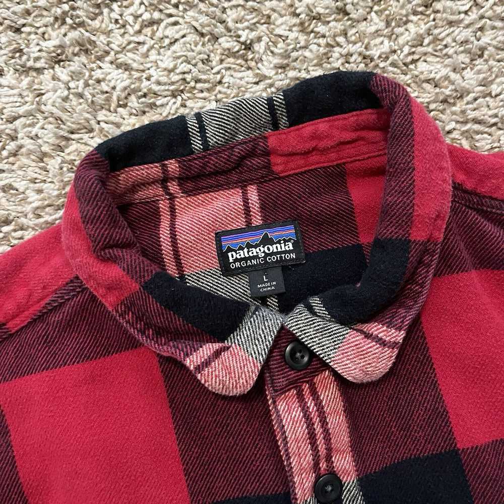 Patagonia × Streetwear Fjord Flannel Plaid Organi… - image 2