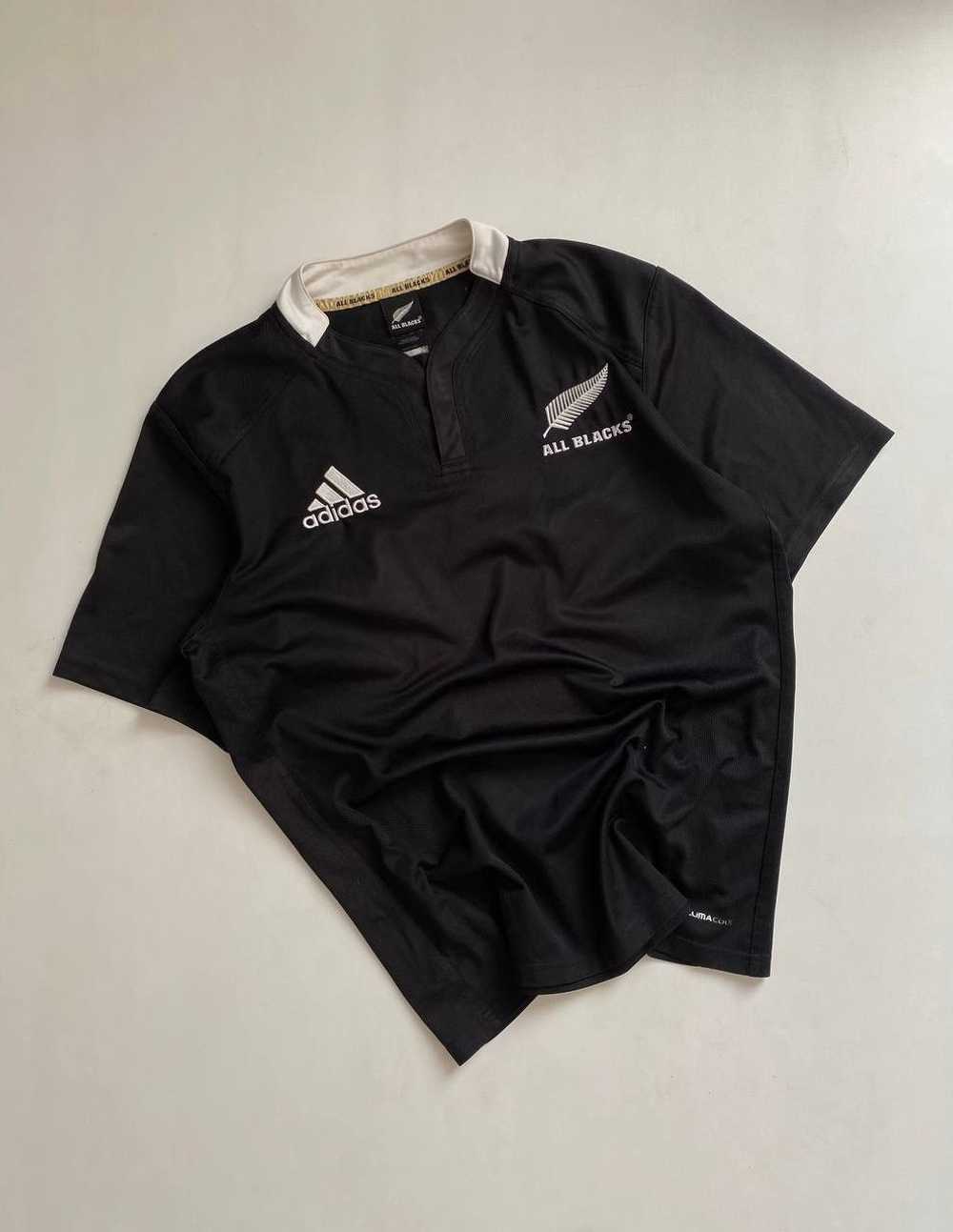 Adidas × Soccer Jersey New Zealand All Blacks Adi… - image 1