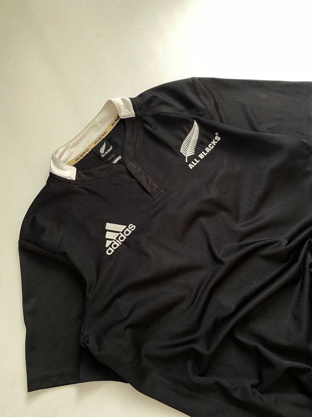 Adidas × Soccer Jersey New Zealand All Blacks Adi… - image 2