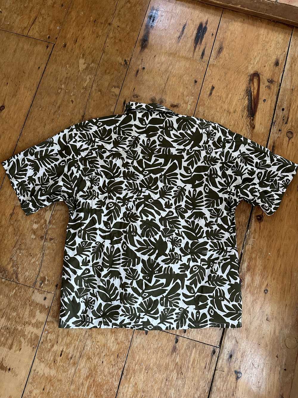 Marni Leaf Print Summer Short Sleeve Shirt - image 4