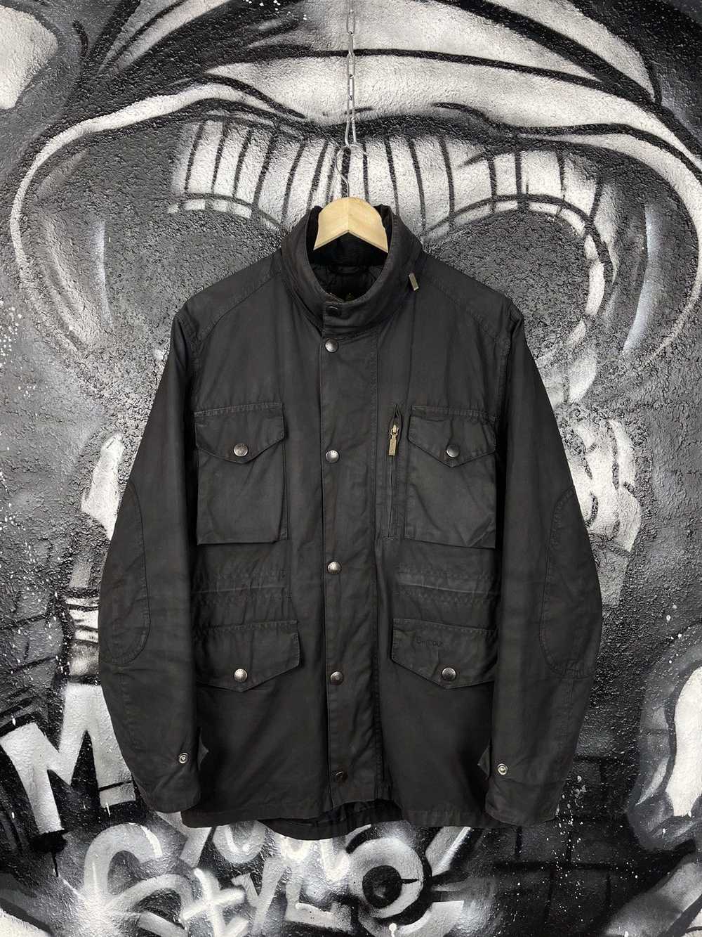 Barbour × Vintage Barbour Sapper Waxed Jacket Men… - image 3