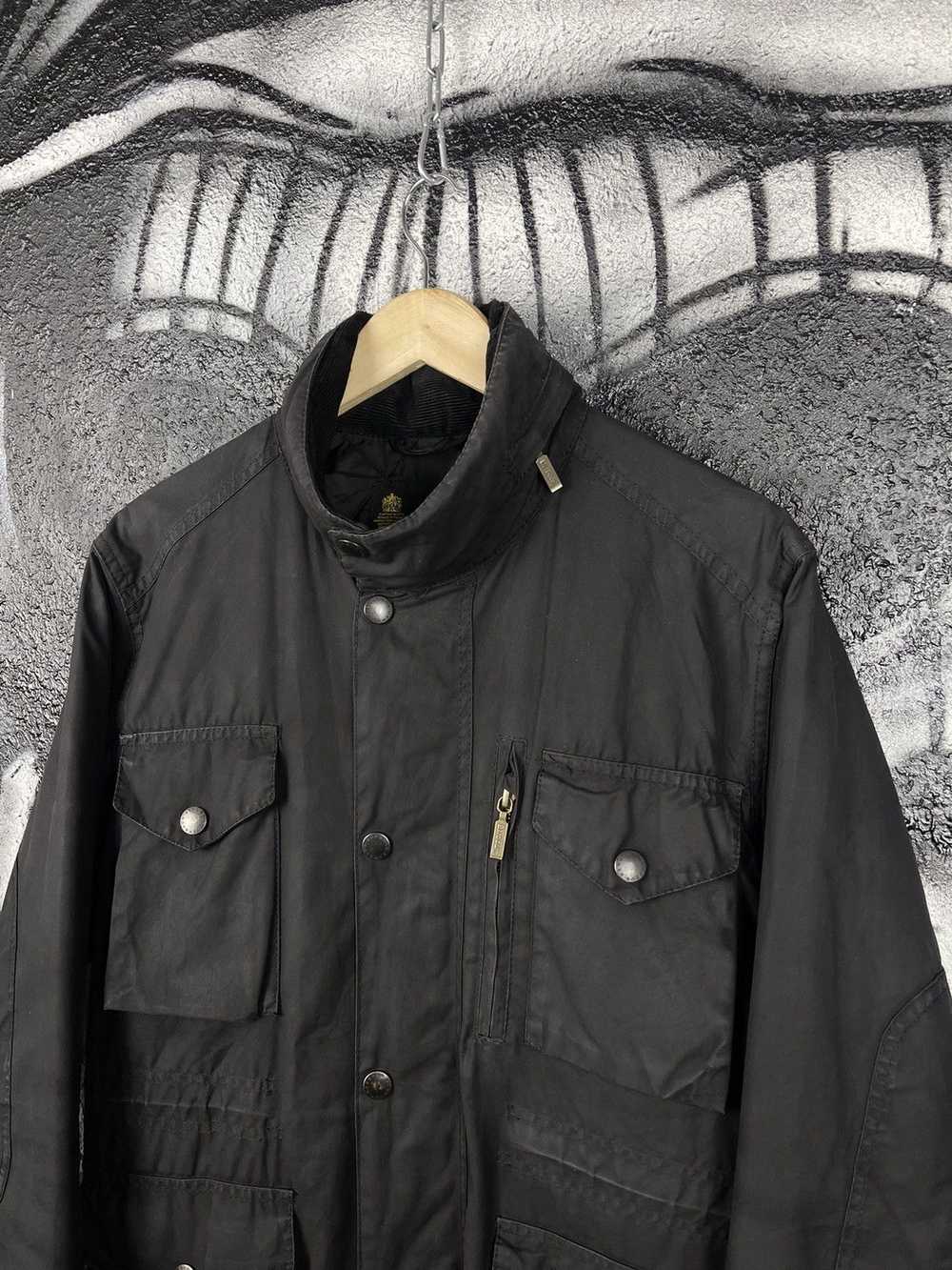 Barbour × Vintage Barbour Sapper Waxed Jacket Men… - image 4