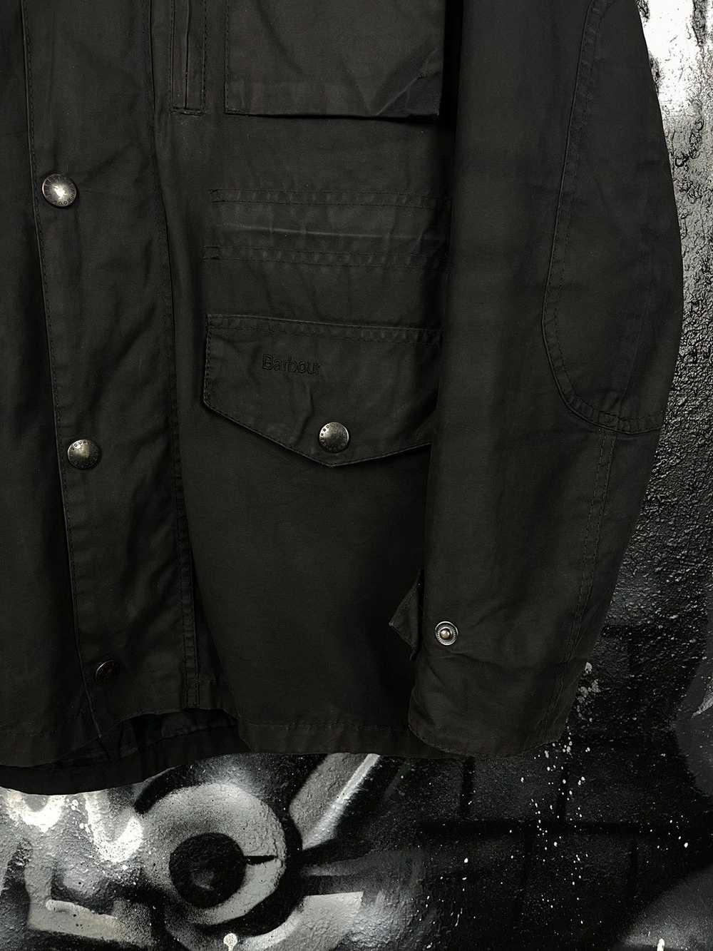 Barbour × Vintage Barbour Sapper Waxed Jacket Men… - image 6