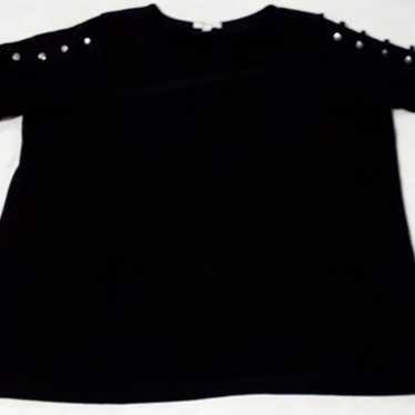 Madison 88 Women’s size 1X black color mesh blous… - image 1