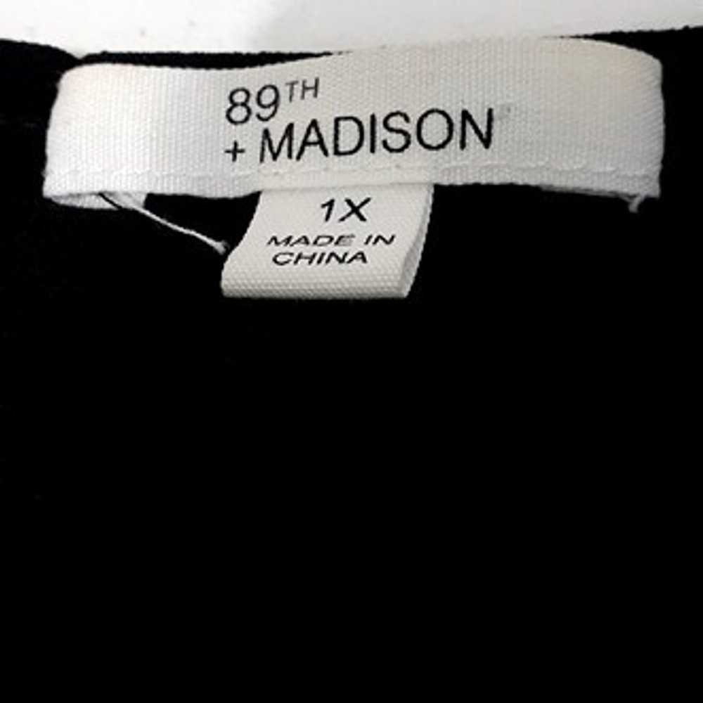 Madison 88 Women’s size 1X black color mesh blous… - image 4