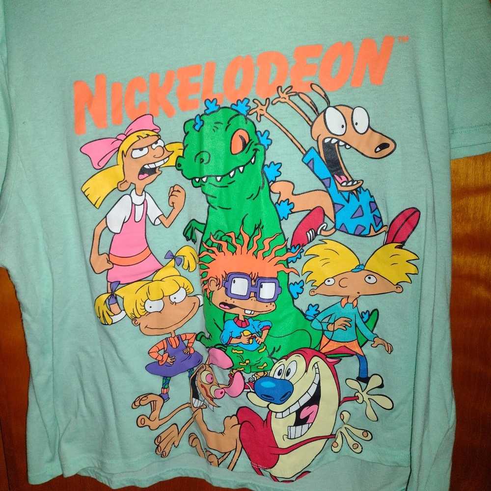 Vintage 90s Nick toons shirt - image 1