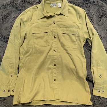 Chicos Green long Sleeve Button Down Blouse - image 1