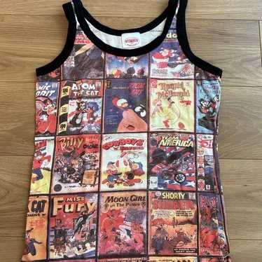 Comic book tank top. - image 1