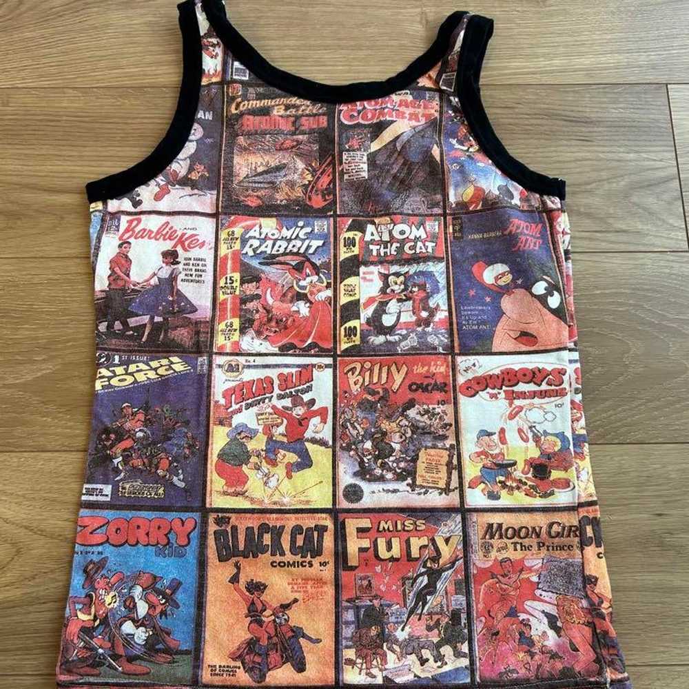 Comic book tank top. - image 2