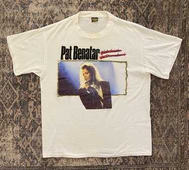 PAT BENATAR ROCKS. イベントTシャツ 1986年 Pat benatar shirt vintage - Gem