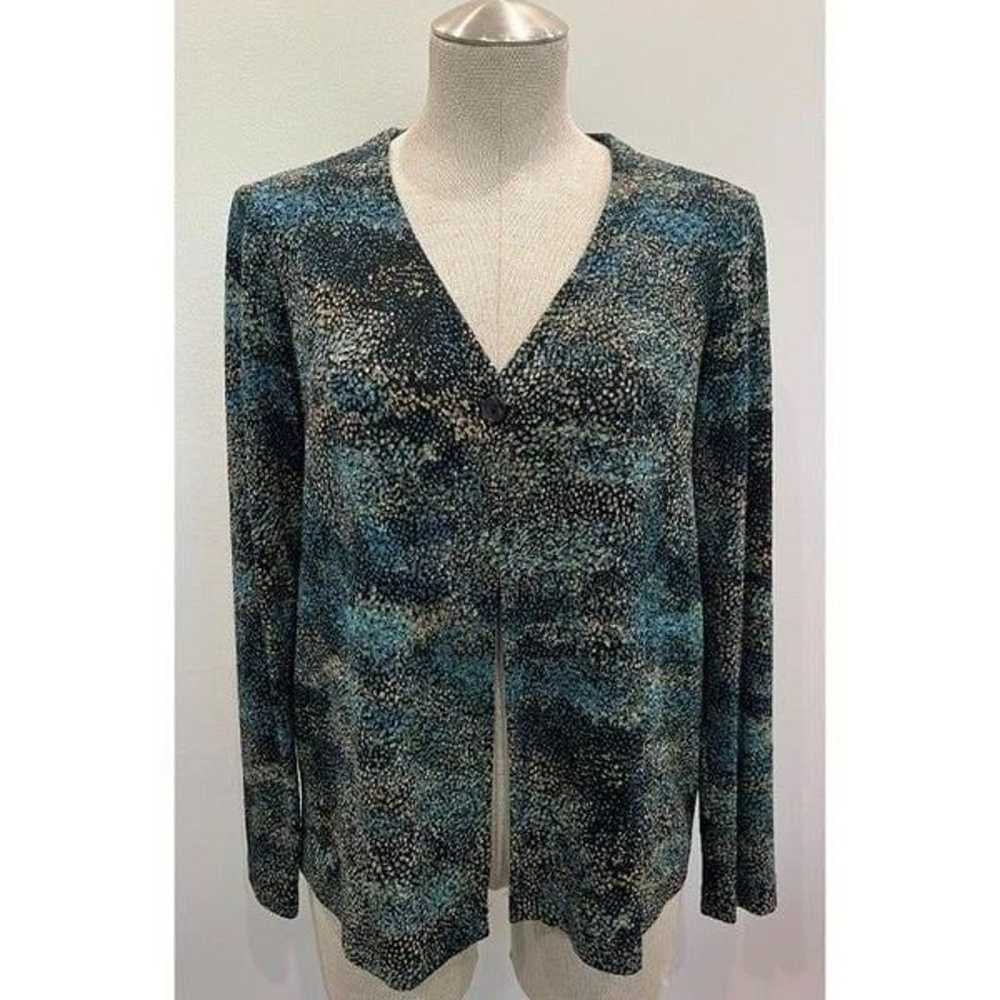 Laura Ashley Petite Vintage One Button Cardigan S… - image 1