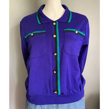 vintage 80s Alfred Dunner knit top