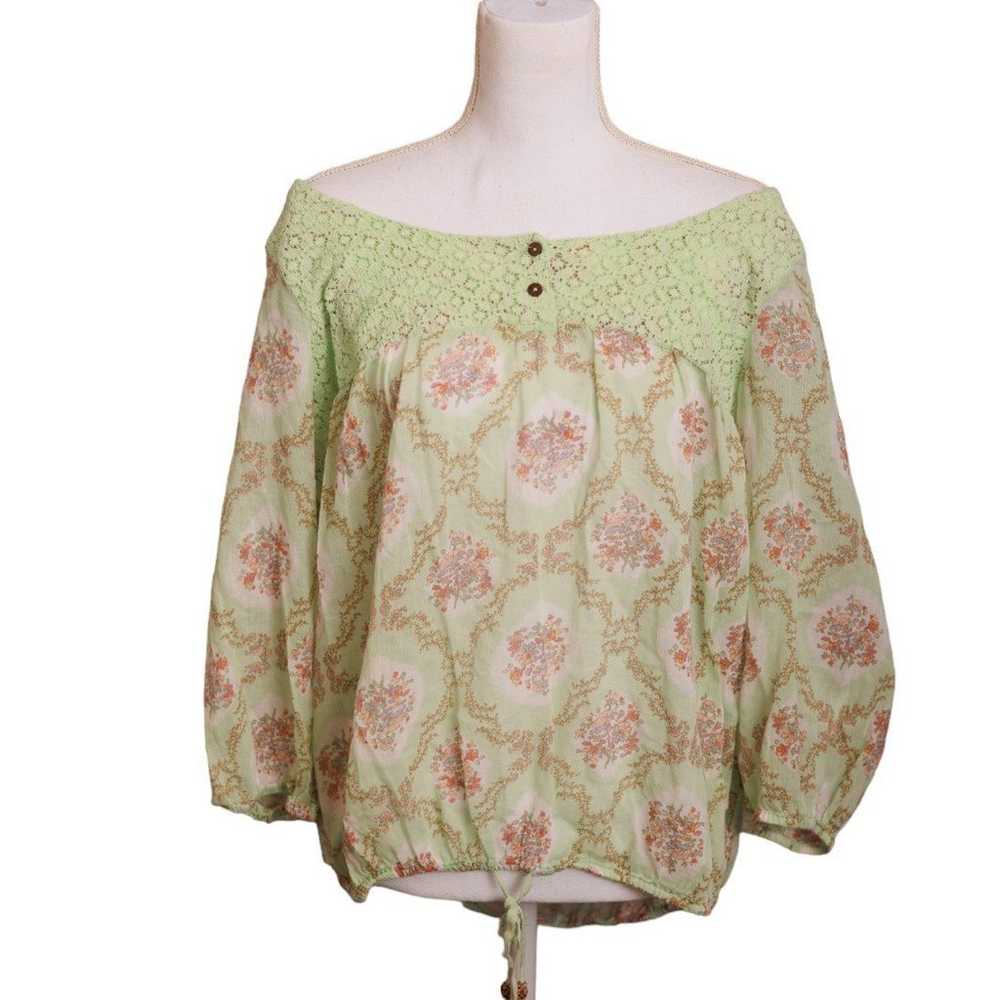 Nine West Vintage America size PXL Blouse Top flo… - image 1