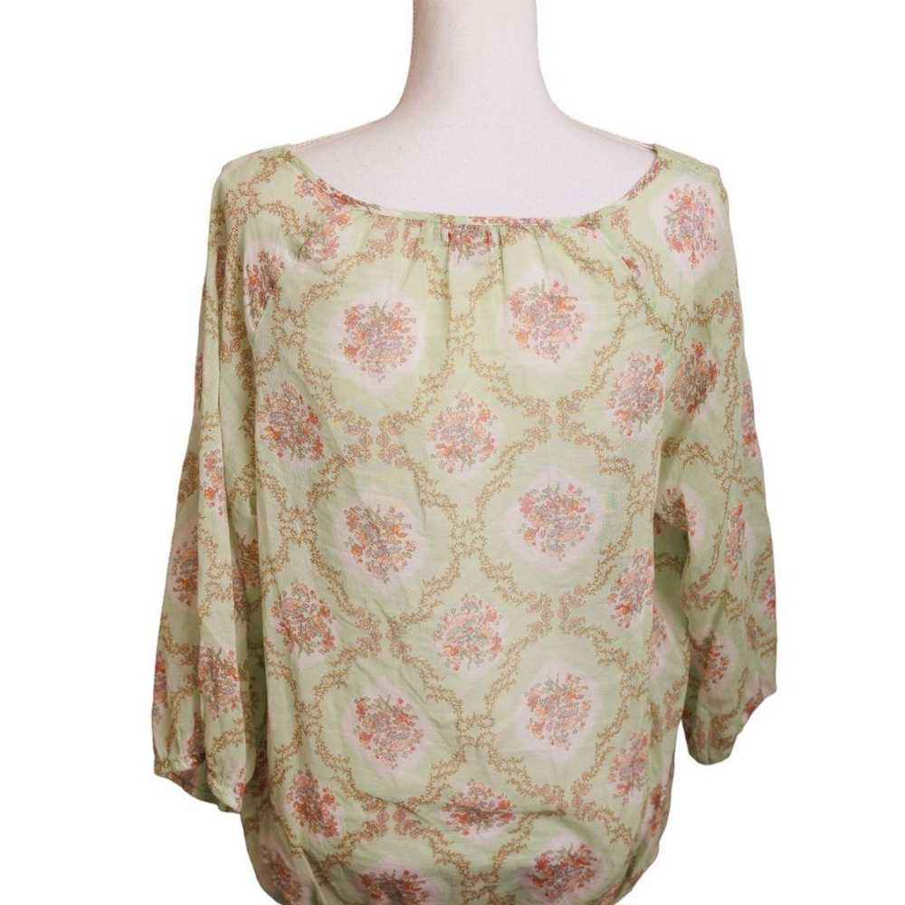 Nine West Vintage America size PXL Blouse Top flo… - image 4