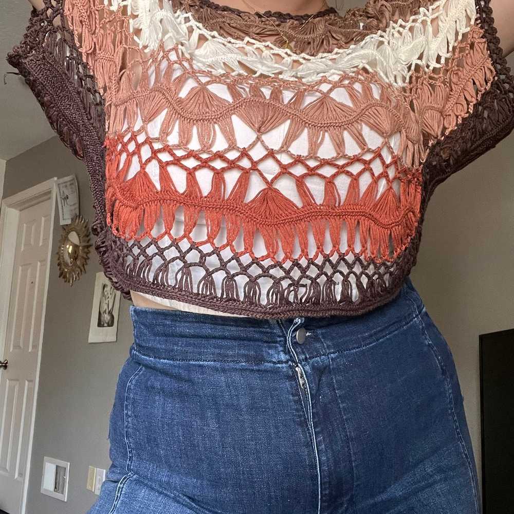 Vintage Crochet top - image 2