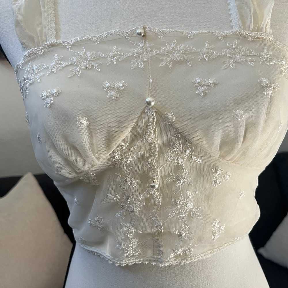 Vintage Lucie Ann II Sheer Lingerie Top Style 7279 - image 6