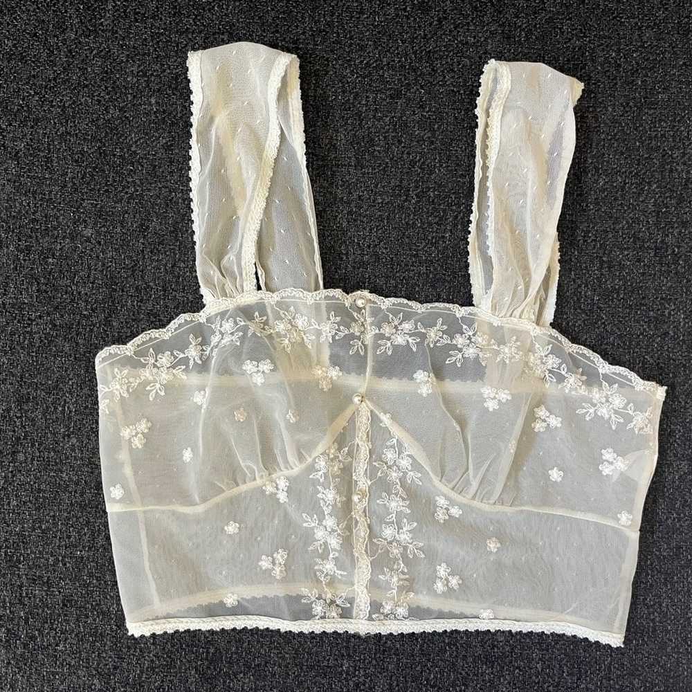 Vintage Lucie Ann II Sheer Lingerie Top Style 7279 - image 9