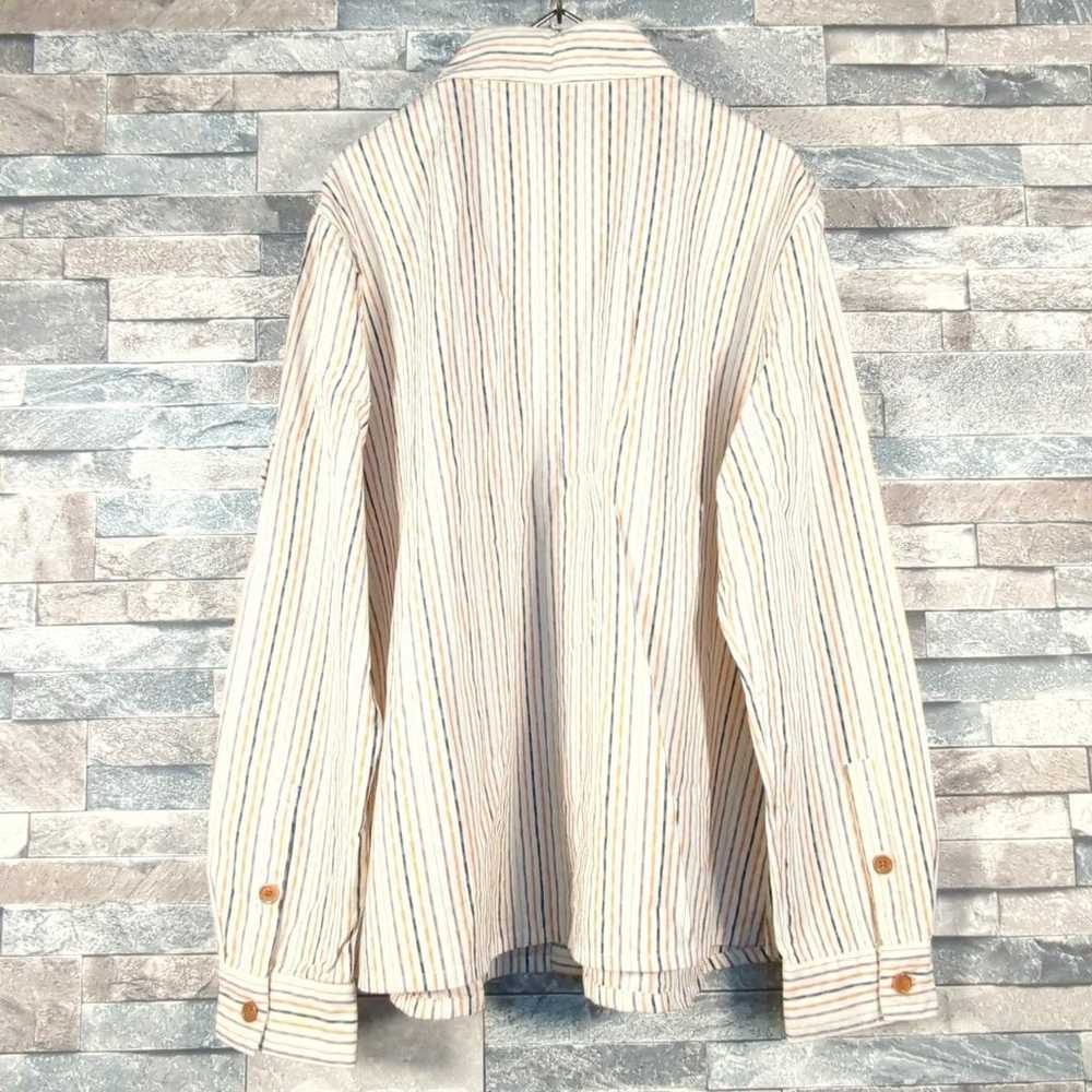 Long-sleeve striped shirt, 100% cotton, cute and … - image 12