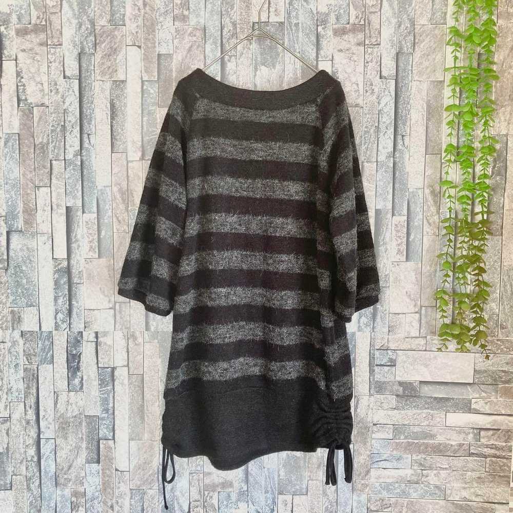 Fine quality ★ piacere Border Long Sleeve Tunic B… - image 6