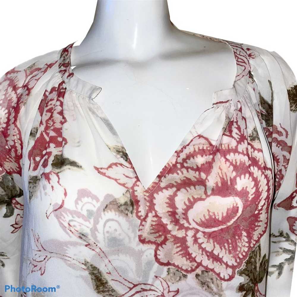 Lucky Brand floral peasant blouse - image 4