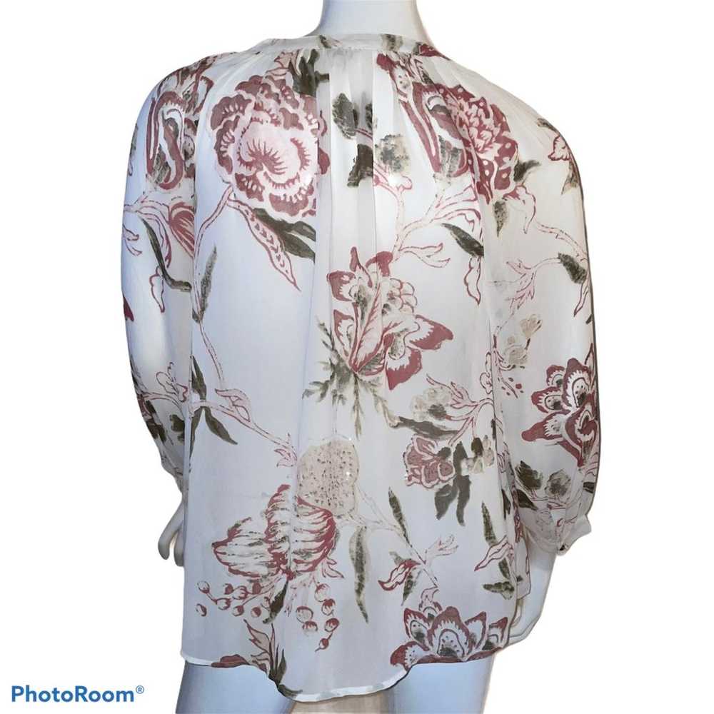 Lucky Brand floral peasant blouse - image 6