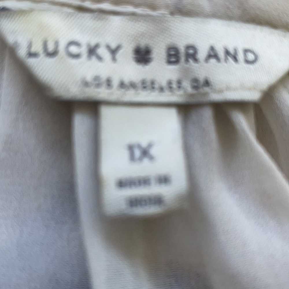 Lucky Brand floral peasant blouse - image 7