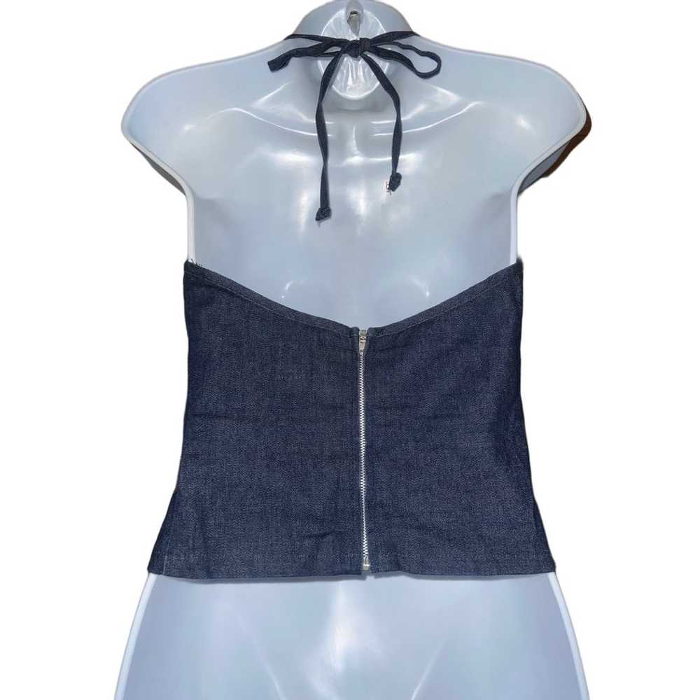 XOXO Jeans Denim Halter Top - image 3