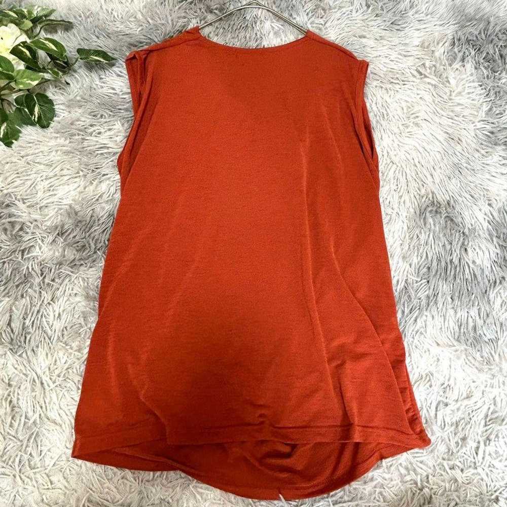 【CLOSE-UP】Sleeveless Shirt F Size Orange - image 6