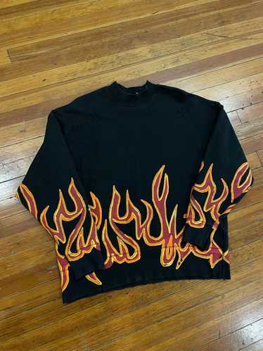 Palm Angels Palm Angels Distressed Crewneck - Fla… - image 1