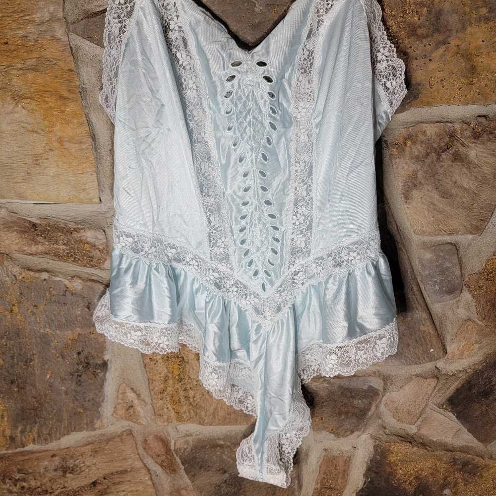 Delicates vintage lingerie romper - image 1